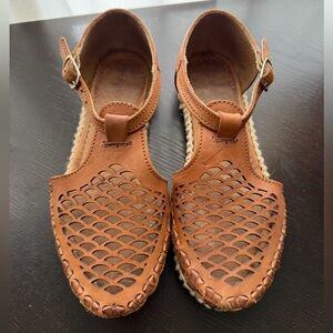 Mexican leather sandal esparilles